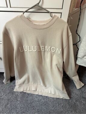 lululemon athletica Sweatshirt - Cream
